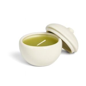 white scented candle